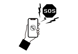 ask for helpのイラスト